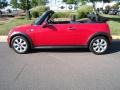 2005 Chili Red Mini Cooper S Convertible  photo #3