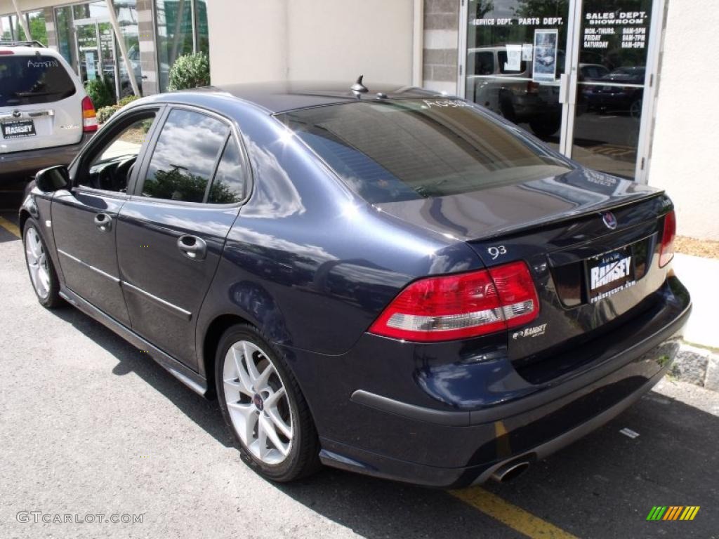 2004 9-3 Aero Sedan - Nocturne Blue Metallic / Parchment photo #3
