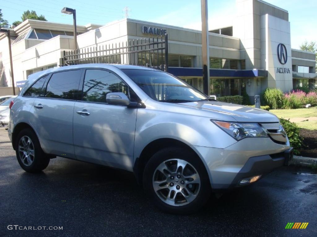 2007 MDX Technology - Billet Silver Metallic / Taupe photo #1
