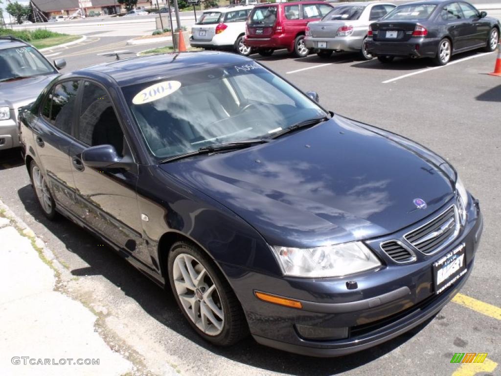 2004 9-3 Aero Sedan - Nocturne Blue Metallic / Parchment photo #5