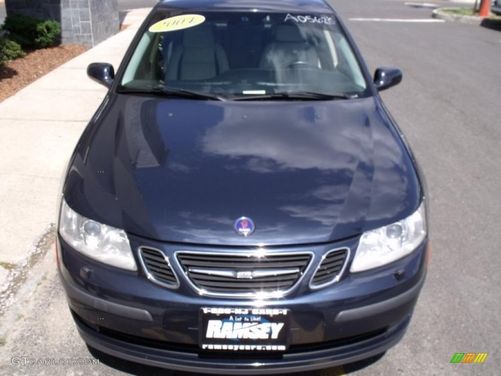 2004 9-3 Aero Sedan - Nocturne Blue Metallic / Parchment photo #6