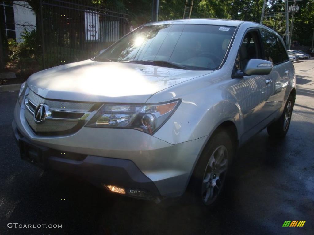 2007 MDX Technology - Billet Silver Metallic / Taupe photo #7