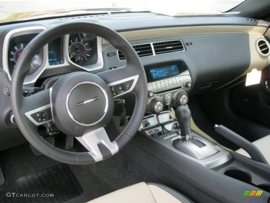 2010 Camaro LT Coupe - Red Jewel Tintcoat / Beige photo #6