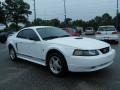 2001 Oxford White Ford Mustang V6 Coupe  photo #7