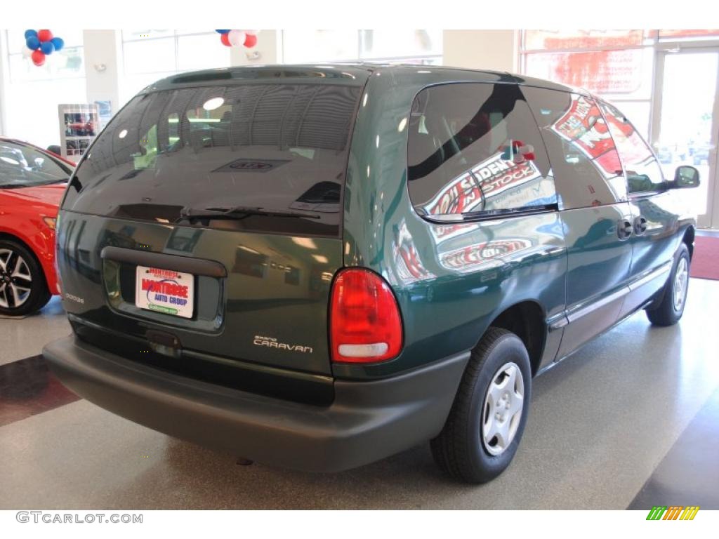 1999 Grand Caravan  - Forest Green Pearl / Mist Gray photo #8