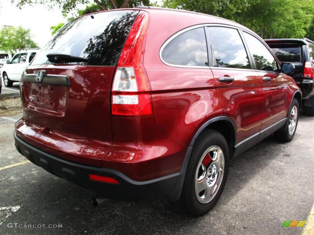 2008 CR-V LX - Tango Red Pearl / Gray photo #2