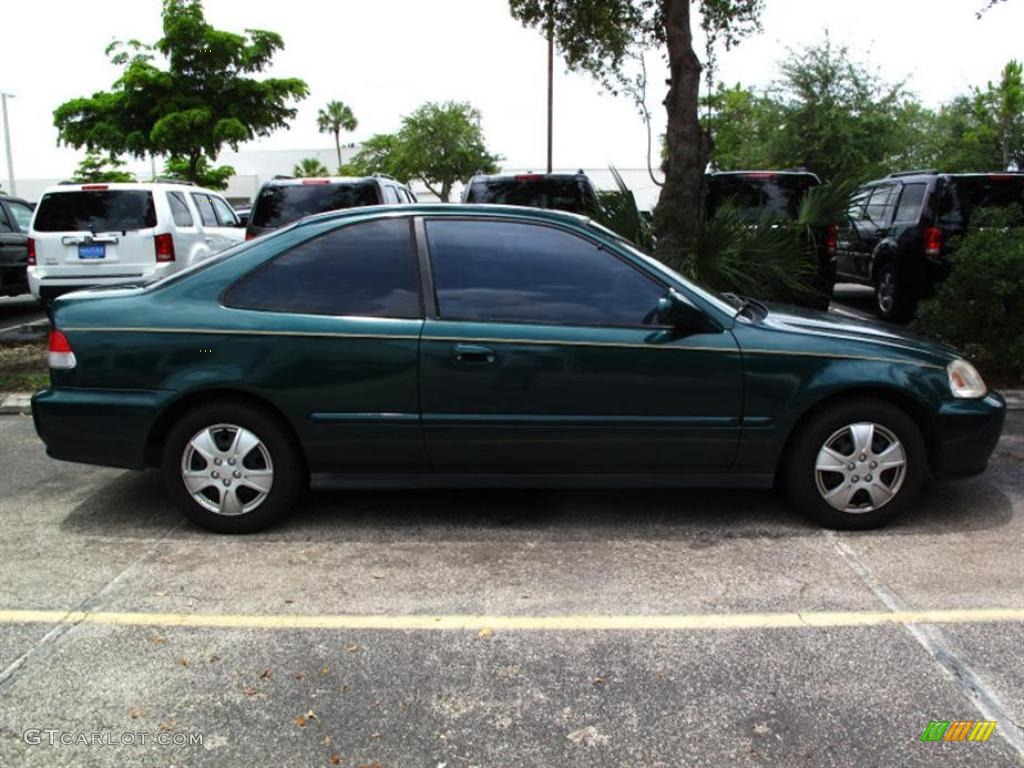 1999 Honda civic clover green pearl