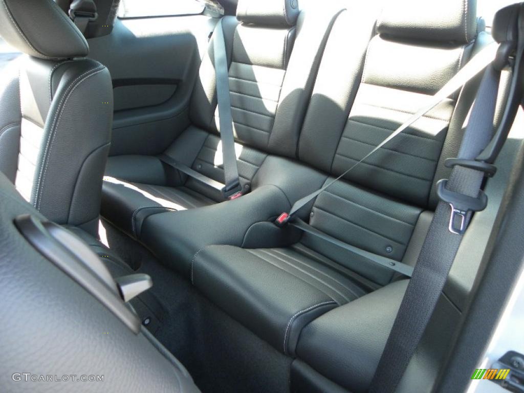 2011 Ford Mustang V6 Mustang Club of America Edition Coupe Rear Seat Photo #32371327