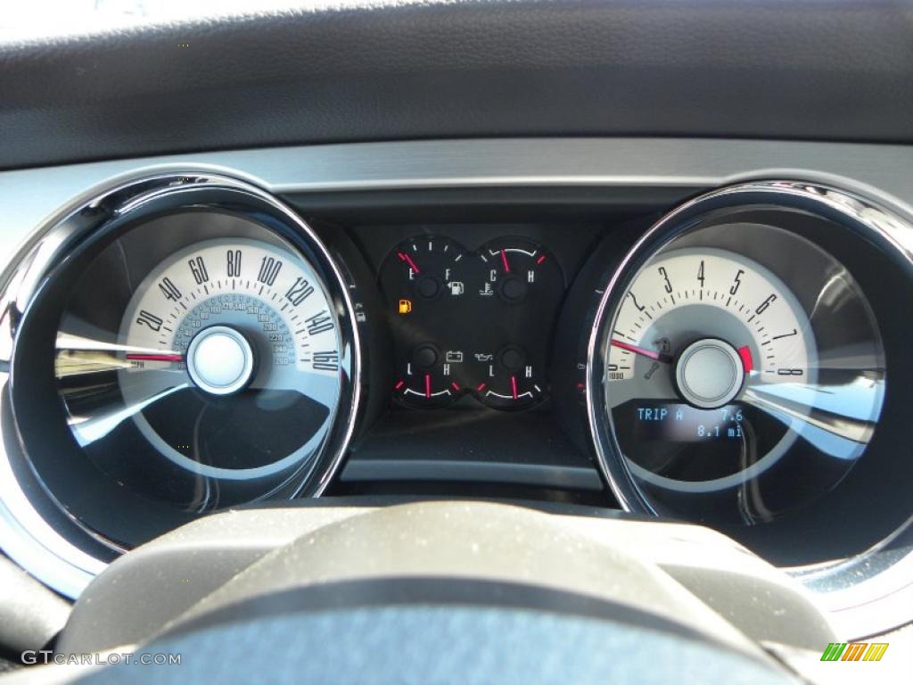 2011 Ford Mustang V6 Mustang Club of America Edition Coupe Gauges Photo #32371415