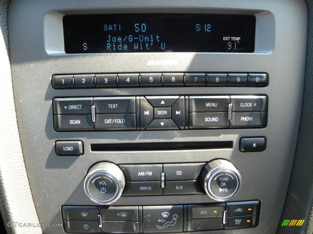 2011 Ford Mustang V6 Mustang Club of America Edition Coupe Controls Photo #32371443