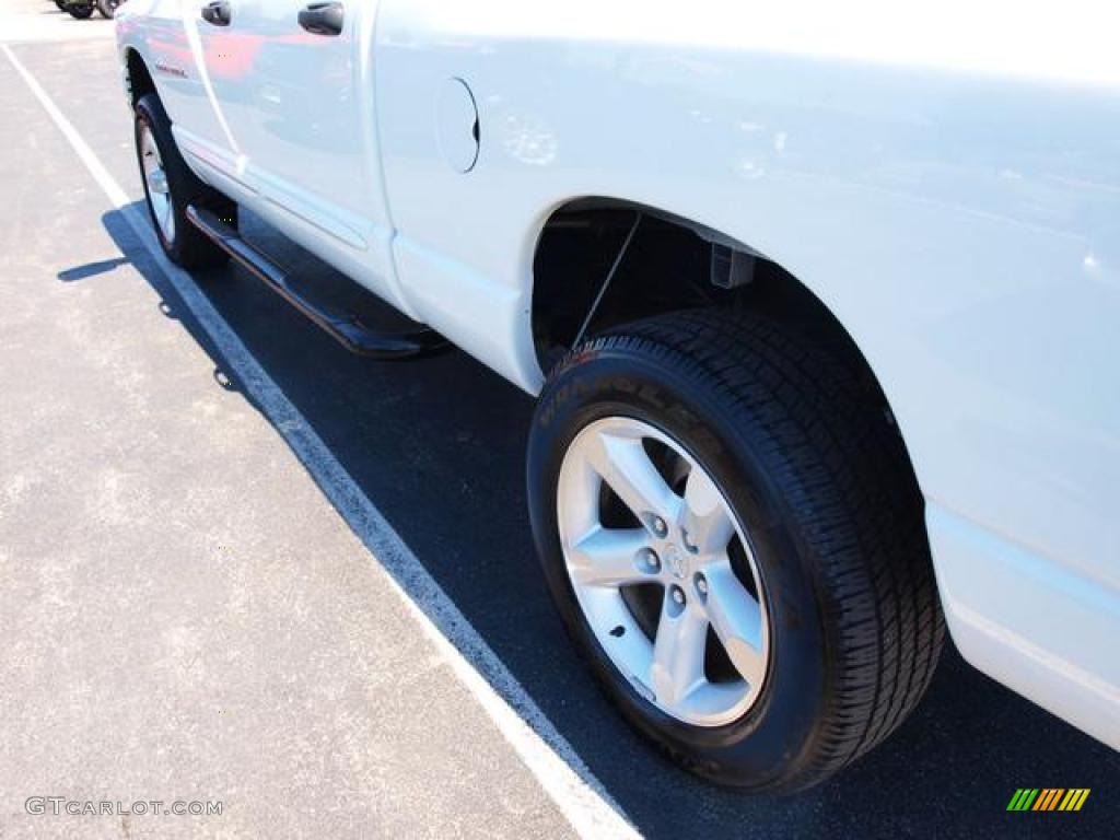 2007 Ram 1500 Big Horn Edition Quad Cab 4x4 - Bright White / Medium Slate Gray photo #4