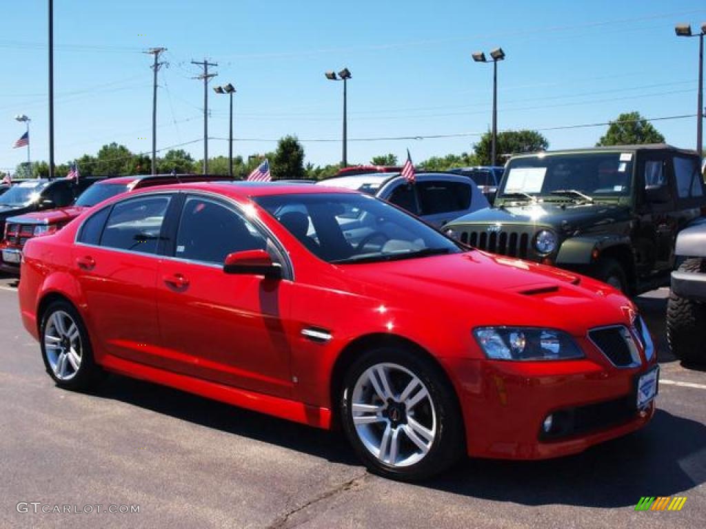 2009 G8 Sedan - Liquid Red / Onyx photo #2