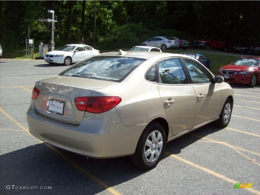 2009 Elantra GLS Sedan - Laguna Sand / Beige photo #20