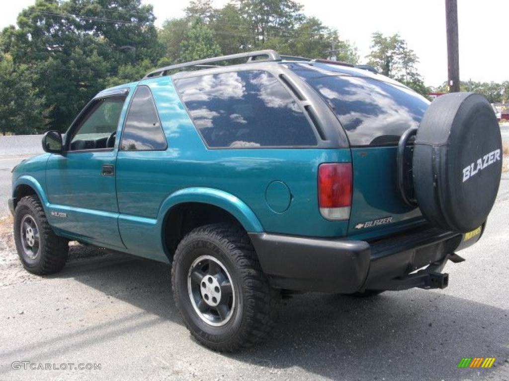 1996 Blazer LS 4x4 - Teal Green Metallic / Medium Gray photo #5