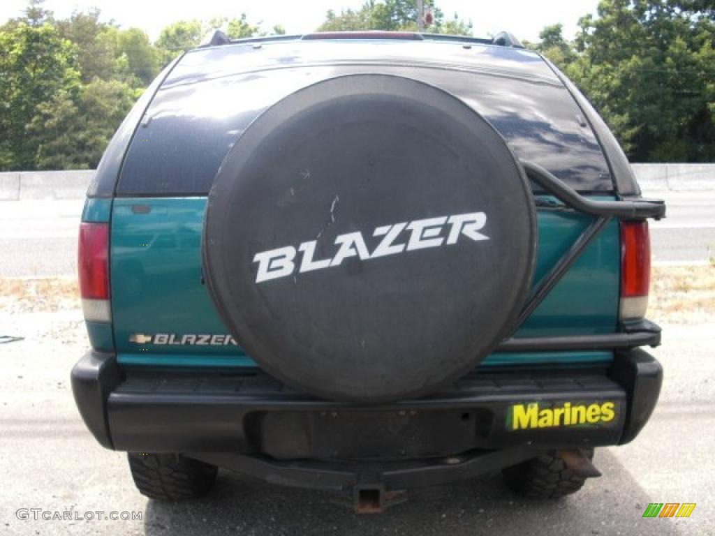 1996 Blazer LS 4x4 - Teal Green Metallic / Medium Gray photo #6