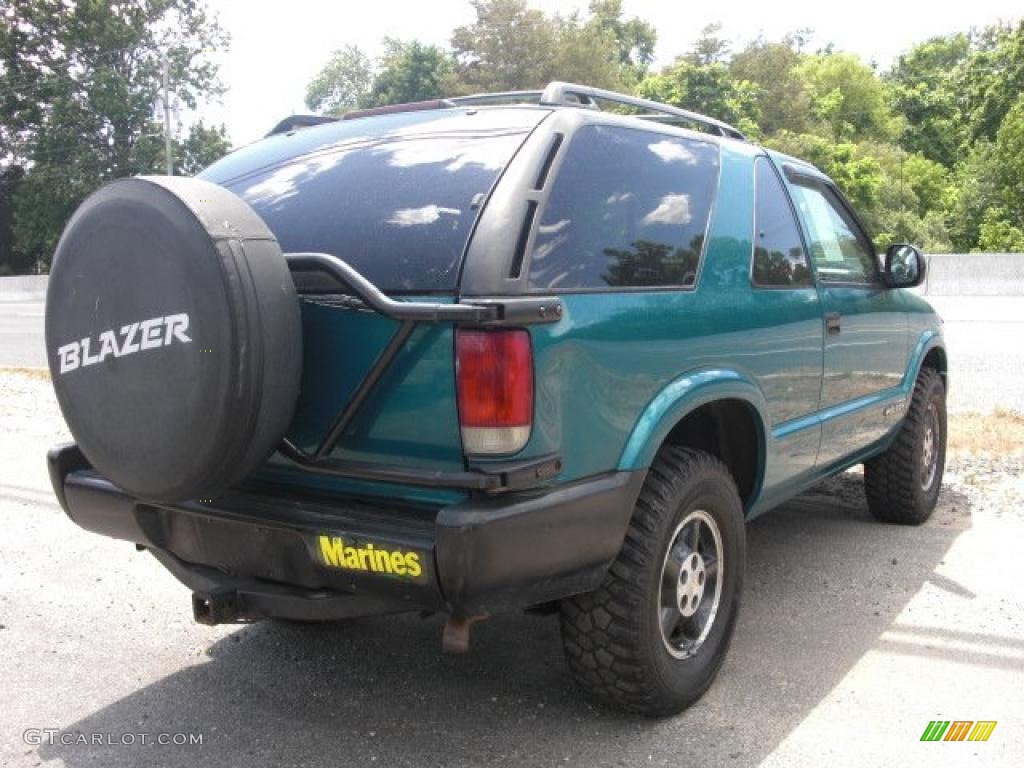 1996 Blazer LS 4x4 - Teal Green Metallic / Medium Gray photo #7
