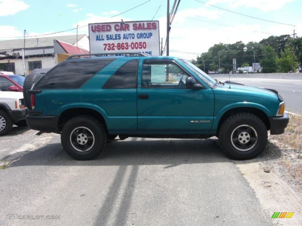 1996 Blazer LS 4x4 - Teal Green Metallic / Medium Gray photo #8