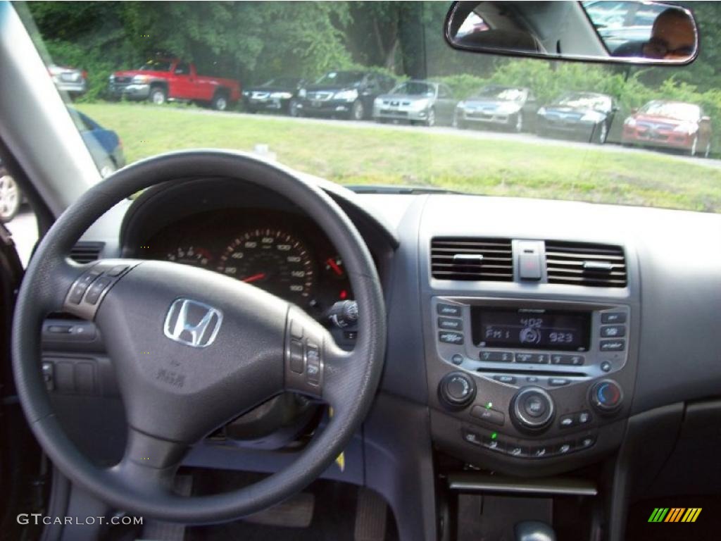 2007 Accord EX Coupe - Nighthawk Black Pearl / Black photo #5