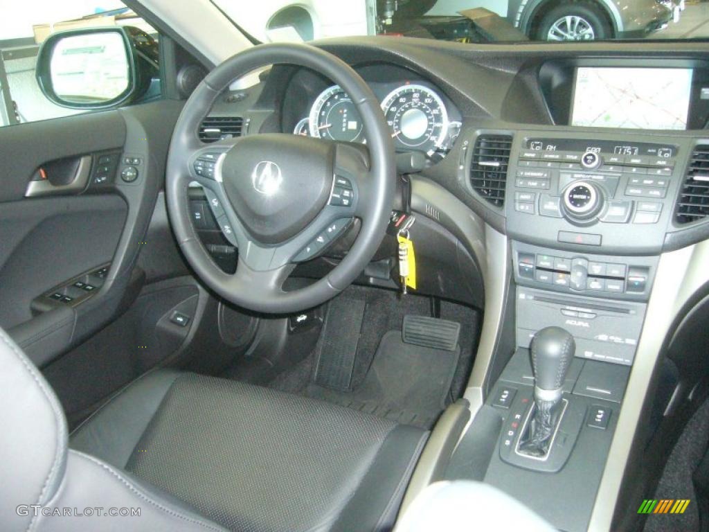 2010 TSX V6 Sedan - Crystal Black Pearl / Ebony photo #11