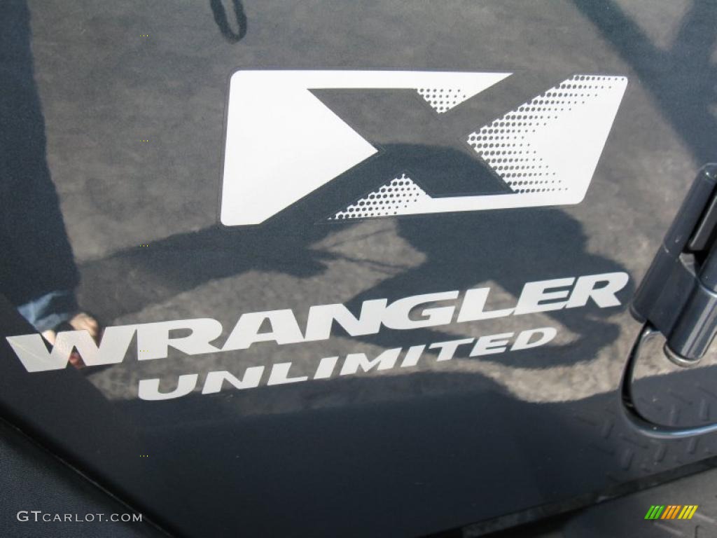 2007 Wrangler Unlimited X - Steel Blue Metallic / Dark Slate Gray/Medium Slate Gray photo #27