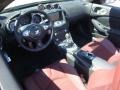 Wine Leather 2010 Nissan 370Z Touring Roadster Interior Color