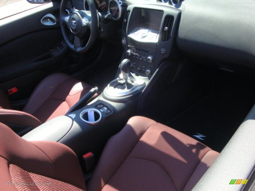 2010 370Z Touring Roadster - Pearl White / Wine Leather photo #13