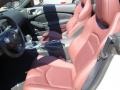 Wine Leather 2010 Nissan 370Z Touring Roadster Interior Color