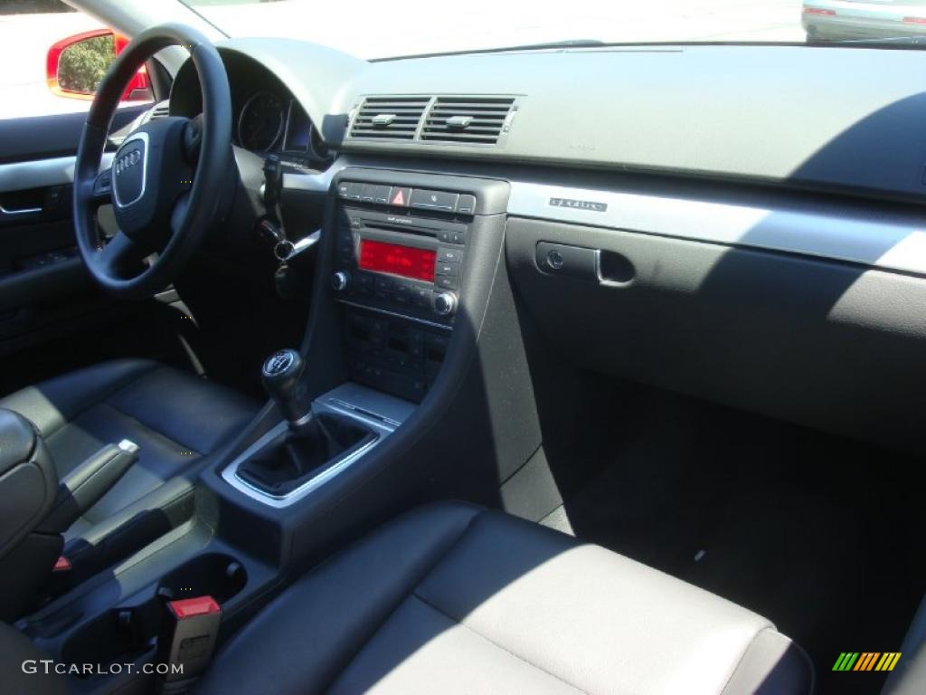 2008 A4 2.0T quattro Sedan - Brilliant Red / Black photo #8