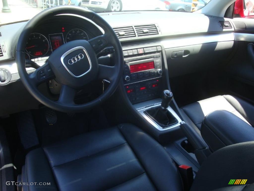 2008 A4 2.0T quattro Sedan - Brilliant Red / Black photo #12