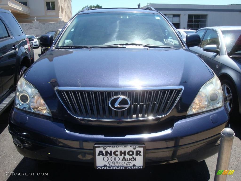 2004 RX 330 AWD - Neptune Blue Mica / Light Gray photo #2