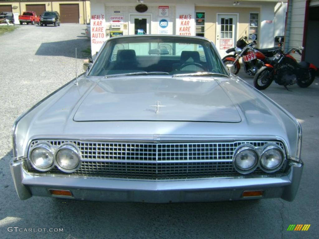 1963 Continental Custom Funeral Flower Car - Silver / Blue photo #2