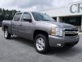 2008 Graystone Metallic Chevrolet Silverado 1500 LTZ Crew Cab 4x4  photo #2