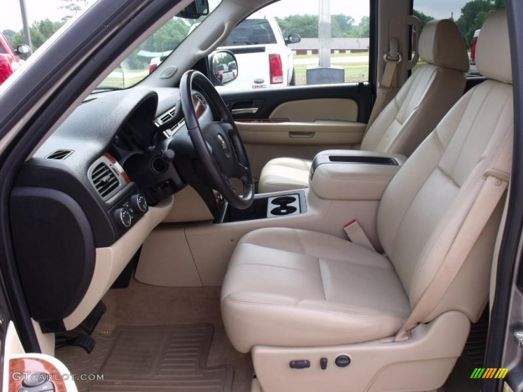 2008 Silverado 1500 LTZ Crew Cab 4x4 - Graystone Metallic / Light Cashmere/Ebony Accents photo #12