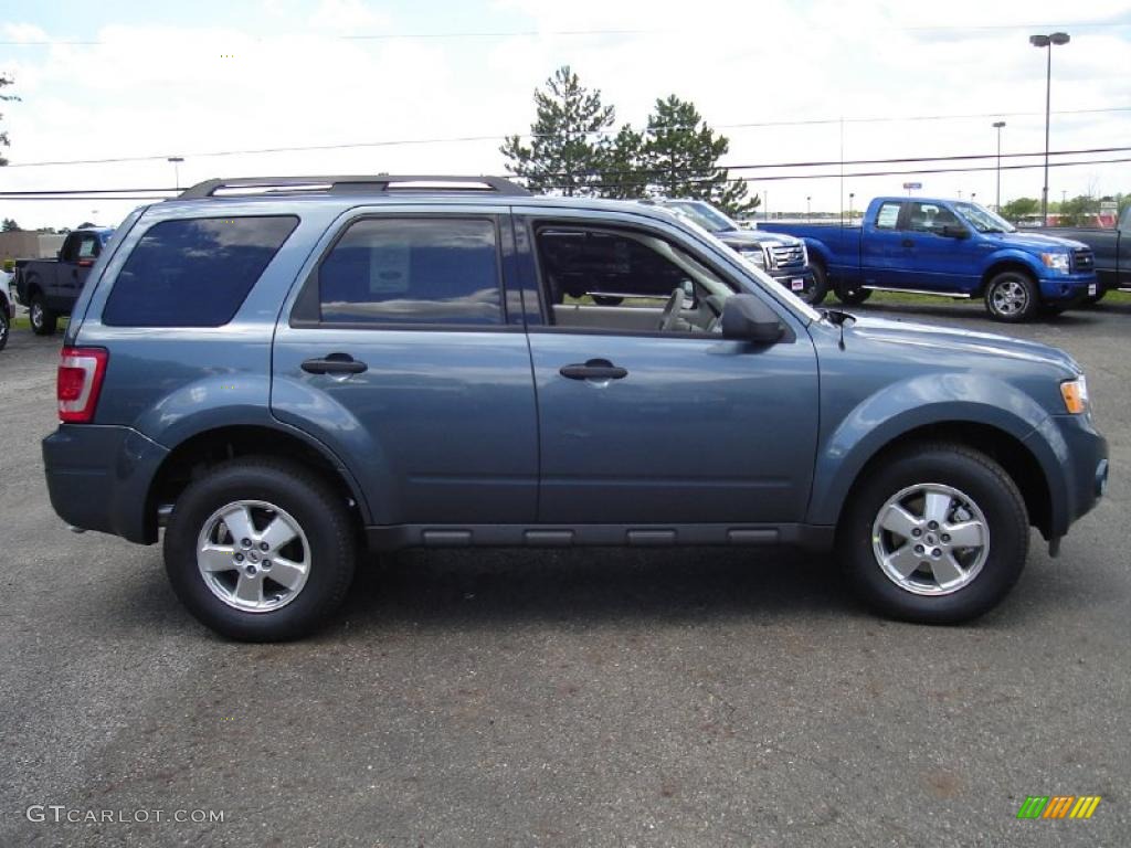 2010 Escape XLT V6 - Steel Blue Metallic / Stone photo #6