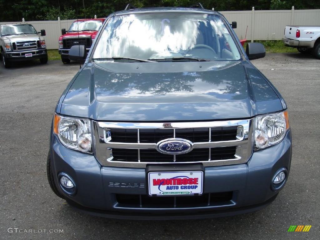 2010 Escape XLT V6 - Steel Blue Metallic / Stone photo #8