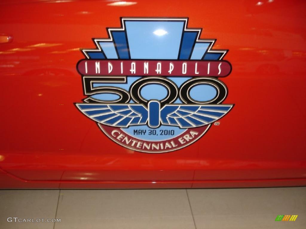 2010 Camaro SS Coupe Indianapolis 500 Pace Car Special Edition - Inferno Orange Metallic / Black/Inferno Orange photo #5