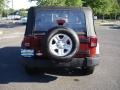 2007 Red Rock Crystal Pearl Jeep Wrangler X 4x4  photo #5