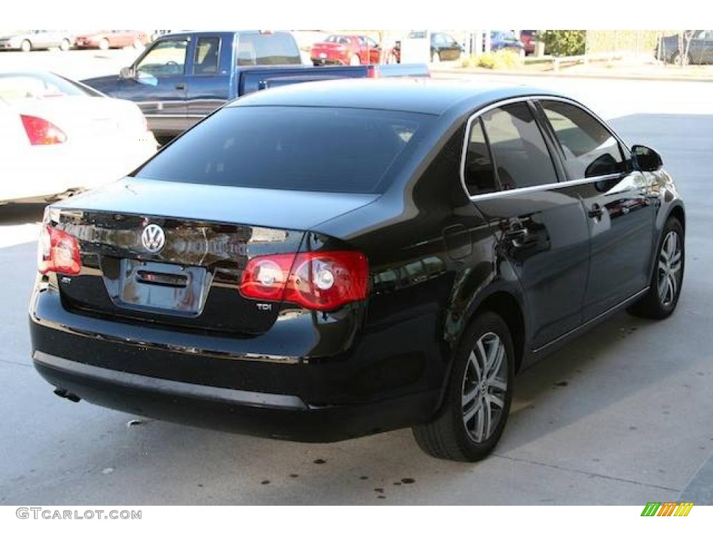 2006 Jetta TDI Sedan - Black / Anthracite Black photo #39