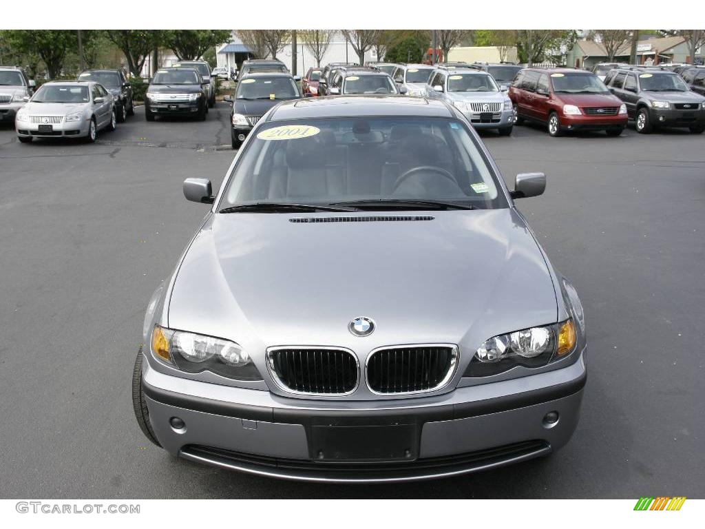 2004 3 Series 325xi Sedan - Silver Grey Metallic / Black photo #2