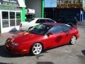 Bright Red 1998 Saturn S Series SC2 Coupe