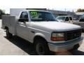 1994 White Ford F250 XL Regular Cab Chassis Utility  photo #8