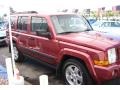 2006 Inferno Red Pearl Jeep Commander   photo #4