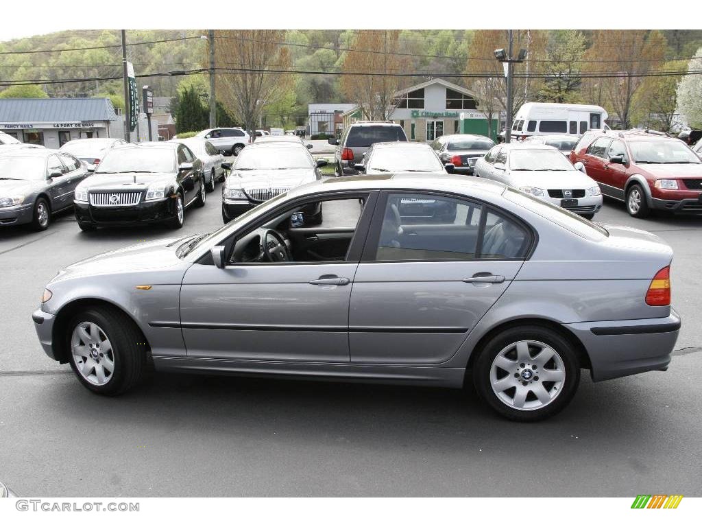 2004 3 Series 325xi Sedan - Silver Grey Metallic / Black photo #9