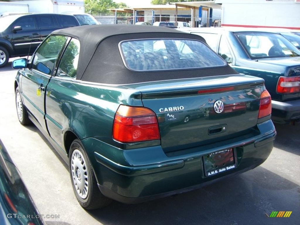 2001 Cabrio GLS - Bright Green Pearl / Black photo #4