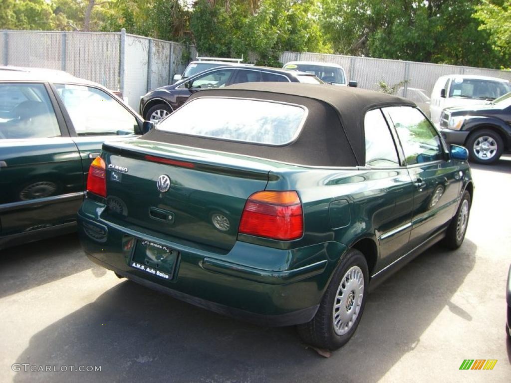 2001 Cabrio GLS - Bright Green Pearl / Black photo #5