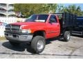 Flame Red 1999 Dodge Ram 2500 ST Regular Cab Chassis