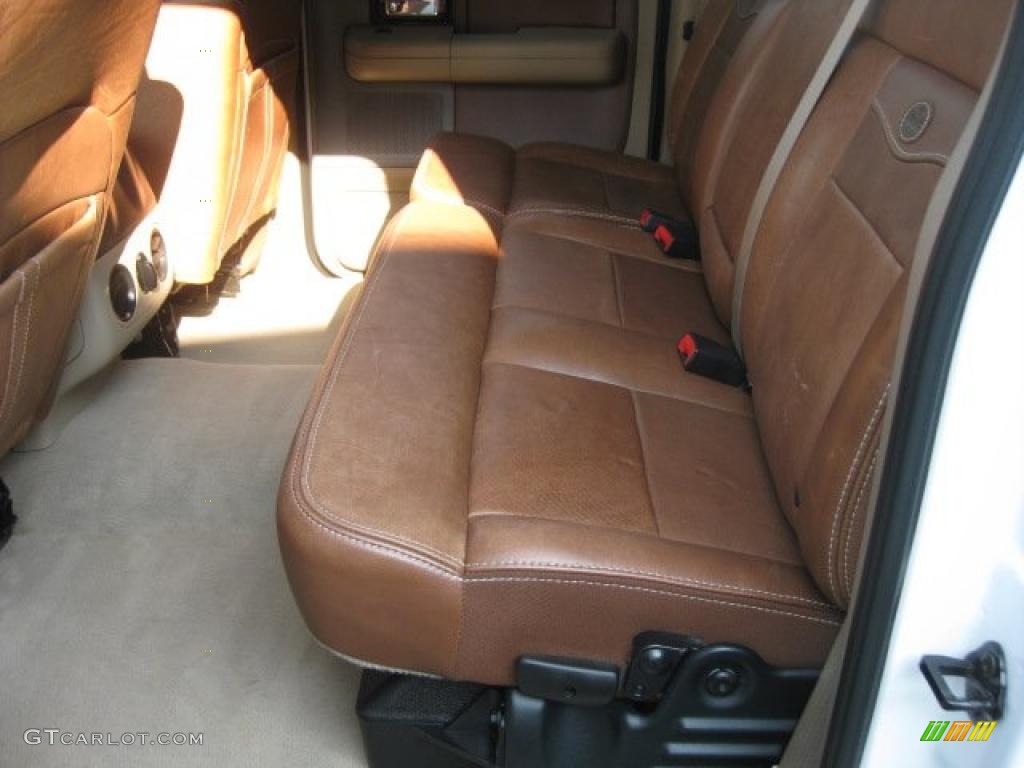 2005 F150 King Ranch SuperCrew 4x4 - Oxford White / Castano Brown Leather photo #27