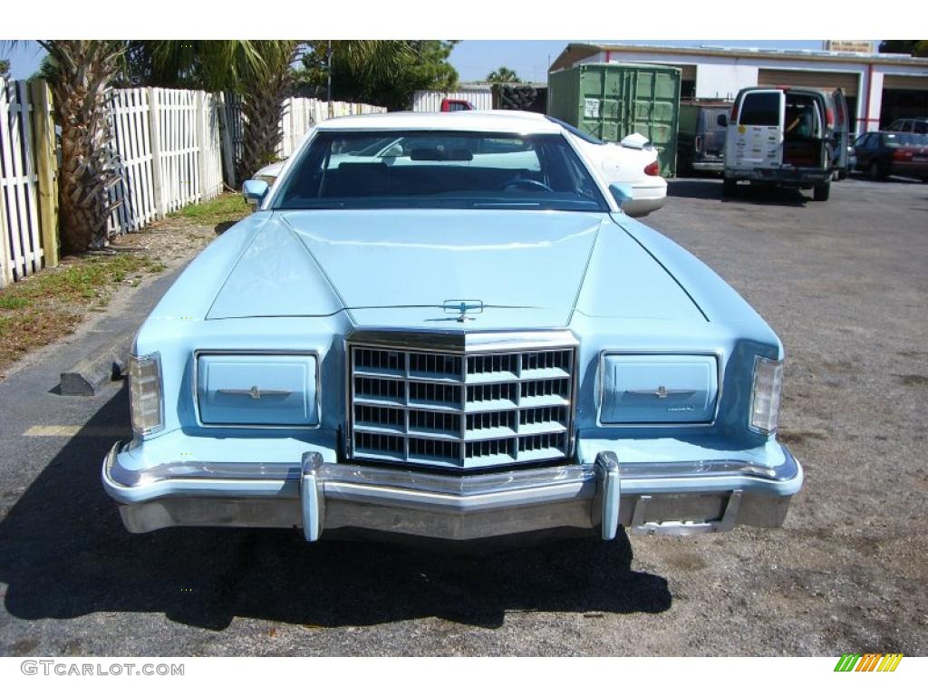 1978 Thunderbird 2 Door Coupe - Light Blue / Blue photo #2