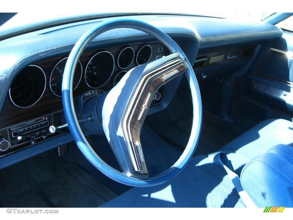 1978 Thunderbird 2 Door Coupe - Light Blue / Blue photo #8