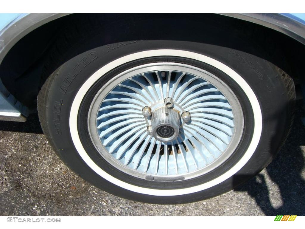 1978 Thunderbird 2 Door Coupe - Light Blue / Blue photo #10